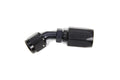 Fragola -6AN x 45 Degree P/S Hose End Aluminum - Black Only