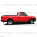 REAR GATE HANDLE BLACK PRIMED FORD RANGER 19831992
