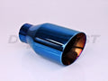 ~(3 lbs. 9X5X5)~ High heat resistant 4 in 8 in dbl. wall angle; i.d. 2 1/4 in BLUE color (DT-24113C)