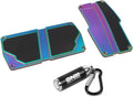 NRG Brushed Aluminum Sport Pedal A/T - Silver w/Black Carbon