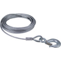 CABLE W/HOOK 1/4 X 25 . .