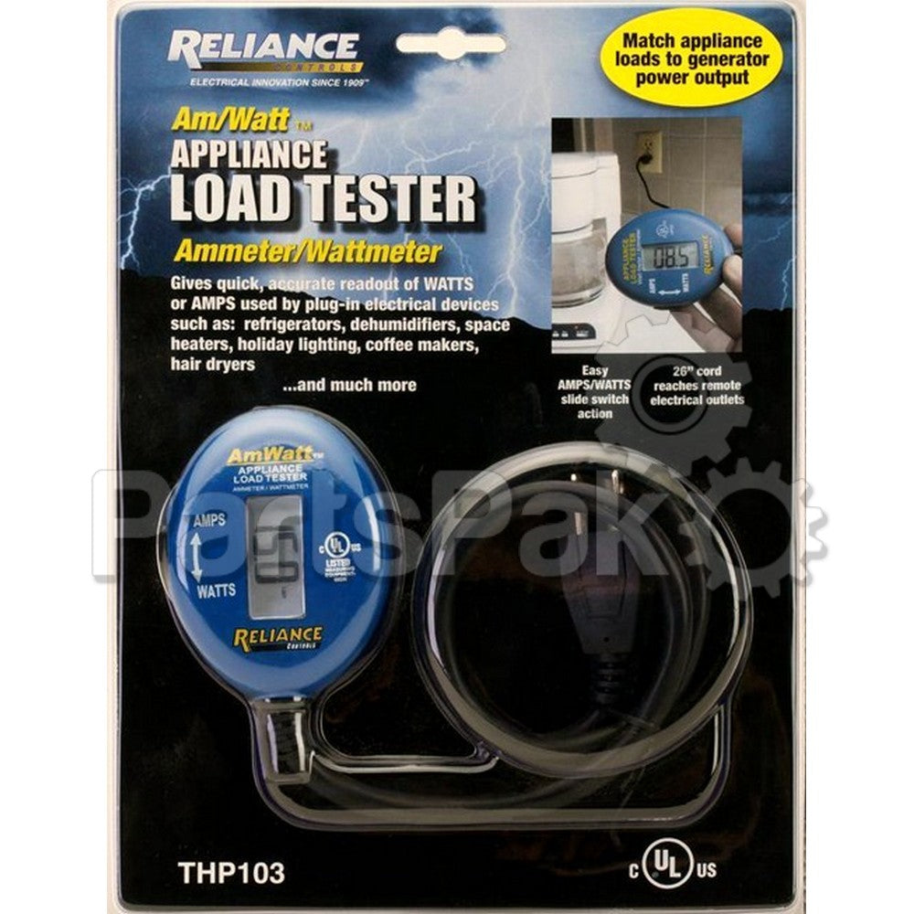 YAMAHAMOTOR AMWATT APPLIANCE LOAD TESTER BY RELIANCE CONTROLS