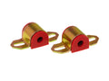 Prothane Universal Greasable Sway Bar Bushings - 1/2in - Type B Bracket - Red