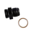 Fragola -12AN x 7/8-14 (10) Short Radius Fitting - Black