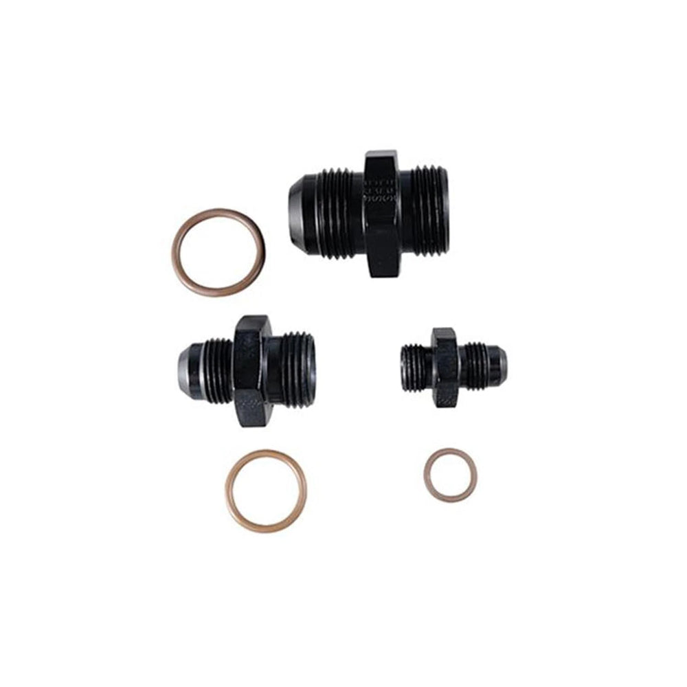 Fragola -12AN x 7/8-14 (10) Short Radius Fitting - Black