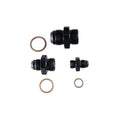 Fragola -12AN x 7/8-14 (10) Short Radius Fitting - Black