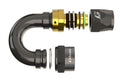GReddy AN12 180 DEGREE HOSE END SWIVEL BLACK/GOLD ANODIZED