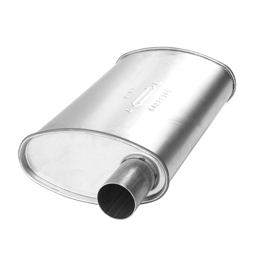 MUFFLER ENFORCER II OVAL 2IN ID/OD O/C 21IN OAL AS