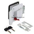 TRAVEL TRAILER LOCK WHITE