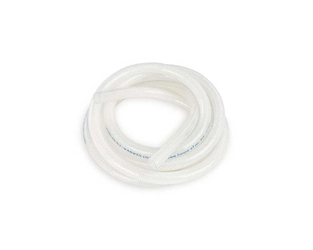 HPS Performance 5/32 ID Clear high temp reinforced silicone heater hose 10 feet roll Max Working Pressure 85 psi Max Temperature Rating: 350F Bend Radius: 3/4