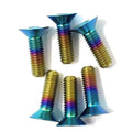 NRG Titanium Multi-Color Steering Wheel Screw Kit Upgrade- Conical 12mm