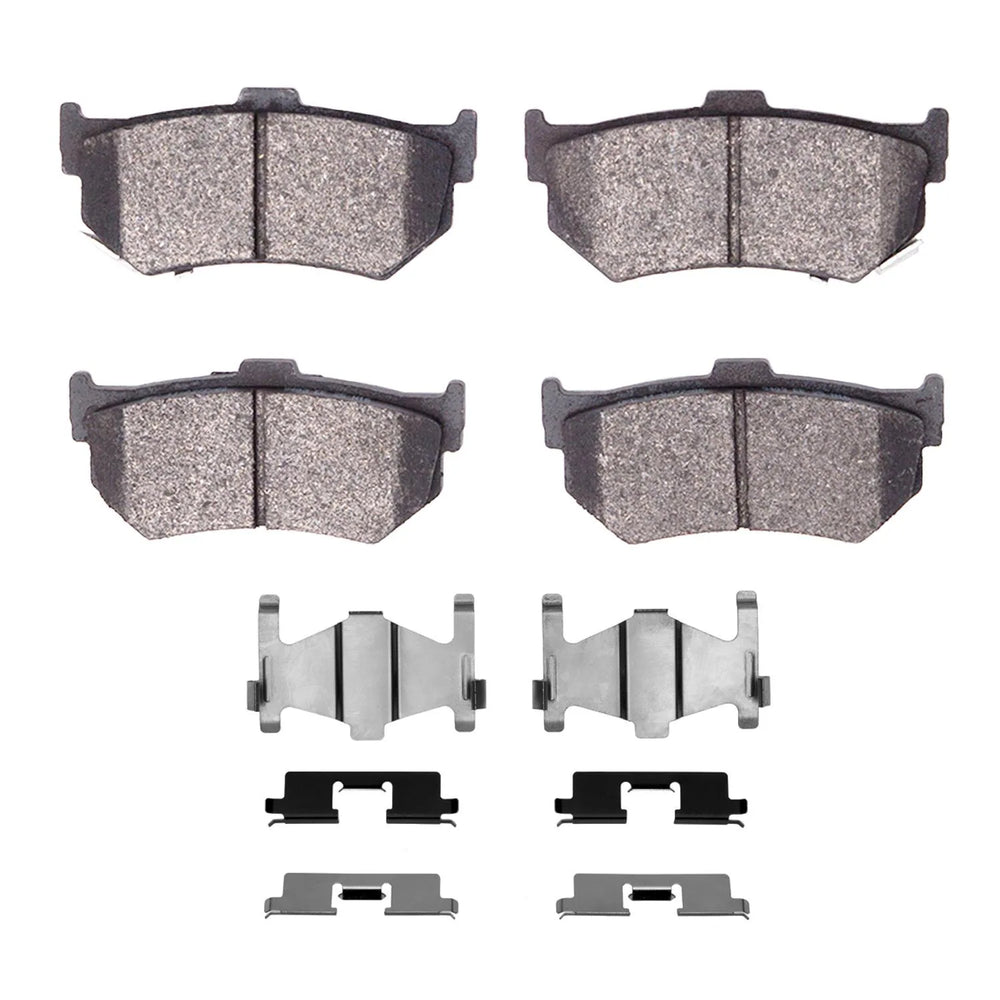 R1 1984-1994 Honda Prelude Rear R1 Semi Met Pads & Hardware Kit