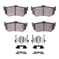R1 1984-1994 Honda Prelude Rear R1 Semi Met Pads & Hardware Kit