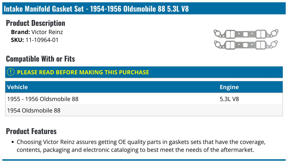 INTAKE MANIFOLD GASKET