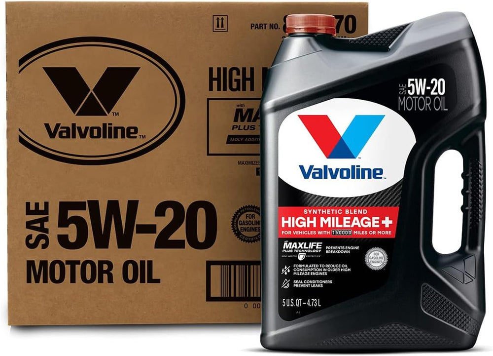 VAL EZ HIGH MILEAGE EP 150 5W20 3/5