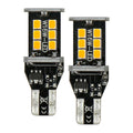 T15 AMBER BULBS WITH INTEGRATED INTERNAL CANBUS SYSTEM 2P