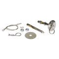 Moroso Chrome Hood Pin Set - 1/2in Diameter - 5in Pin - Steel - 2 Pack