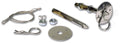 Moroso Chrome Hood Pin Set - 1/2in Diameter - 5in Pin - Steel - 2 Pack