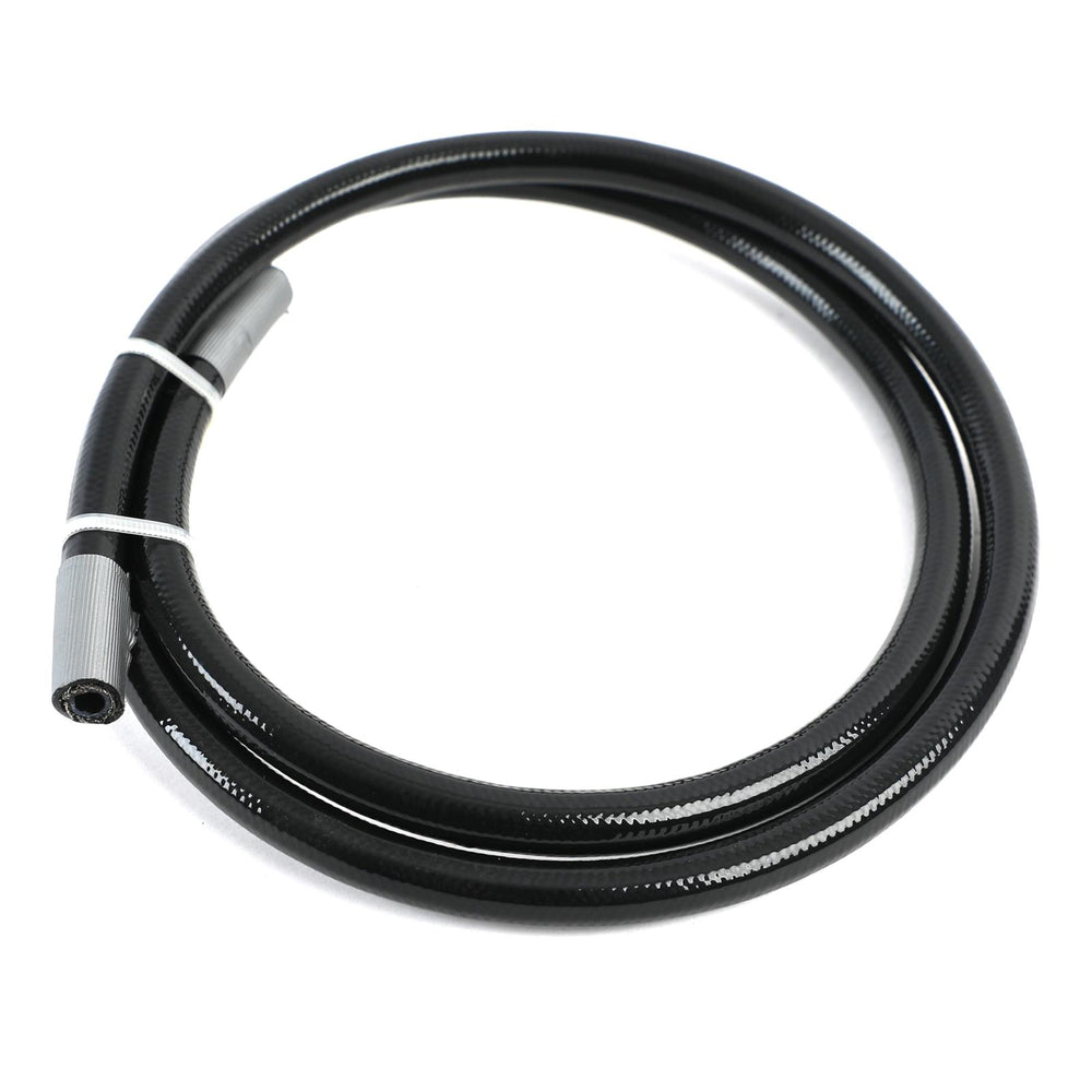 Fragola -4AN PTFE Hose w/ Black Cover- 3 Feet