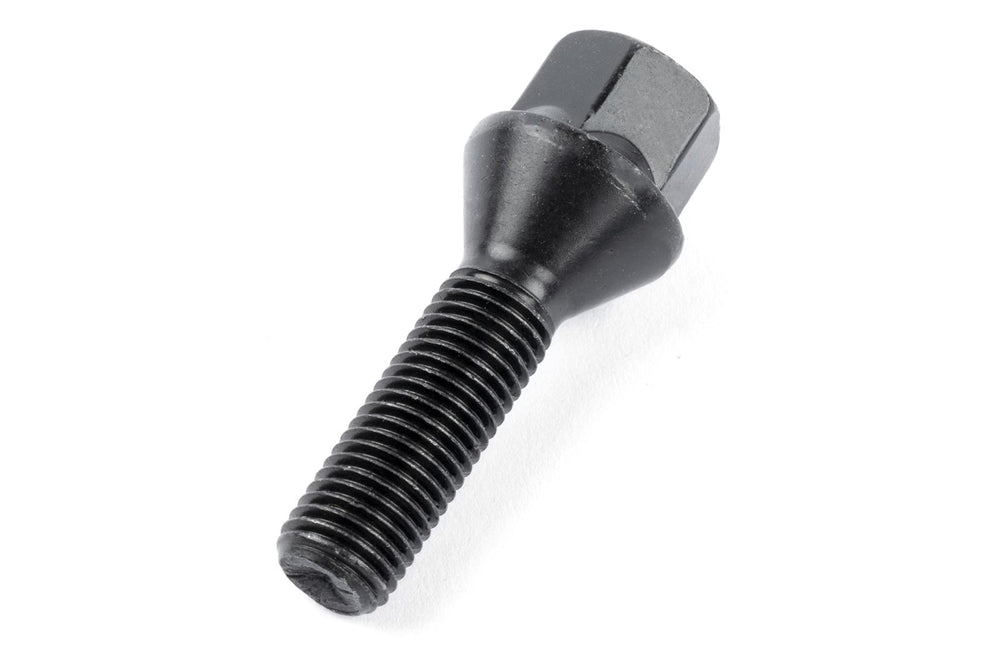 LUG BOLT KIT, CONE SEAT, M12x50mm, BLK