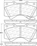 DFC 95-00 Nissan Sentra Front 4000 HybriDynamic Brake Pads and Hardware Kit