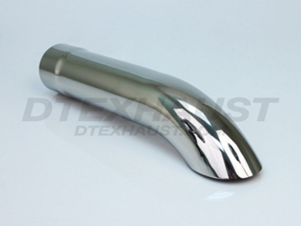 WELD ON TURN DOWN DIESEL EXHAUST TIP 3.50IN ID / 3.50IN OD