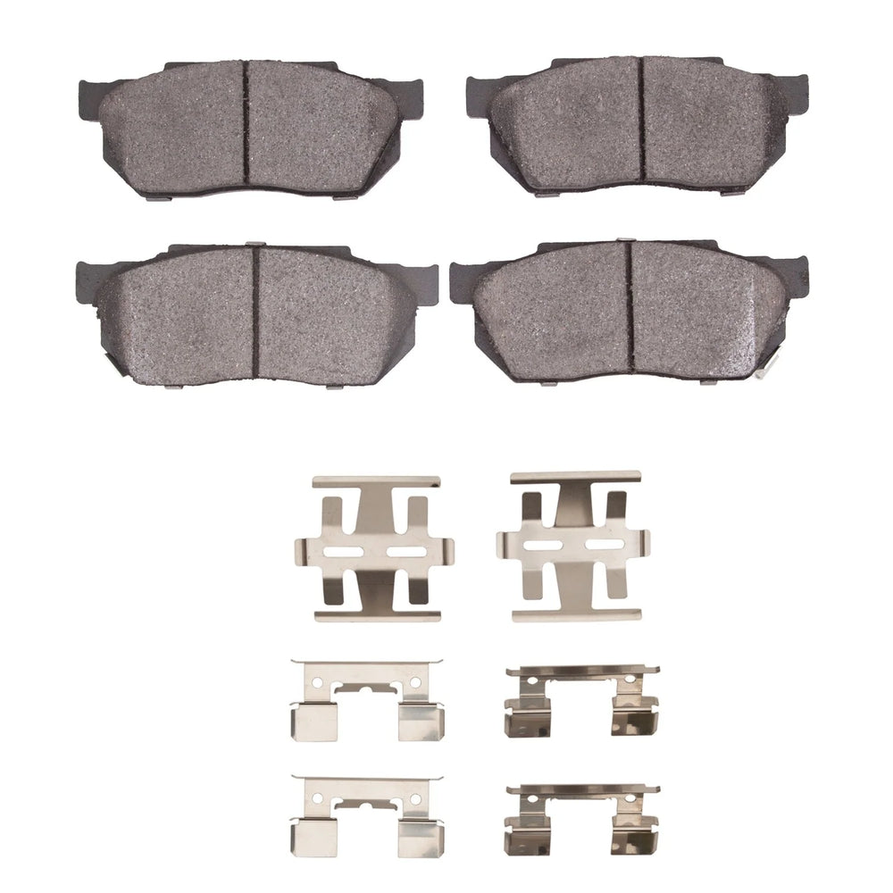 R1 83-87 Honda Prelude Front Ceramic Brake Pads and Hardware Kit