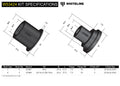FRONT CONTROL ARM LOWER INNER FRONT BUSHING 0712 NISSAN
