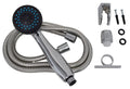 SHOWER HEAD KIT 3 FUNCTION HANDHELD FLOW CTRL 60IN SS HOSE CHROME