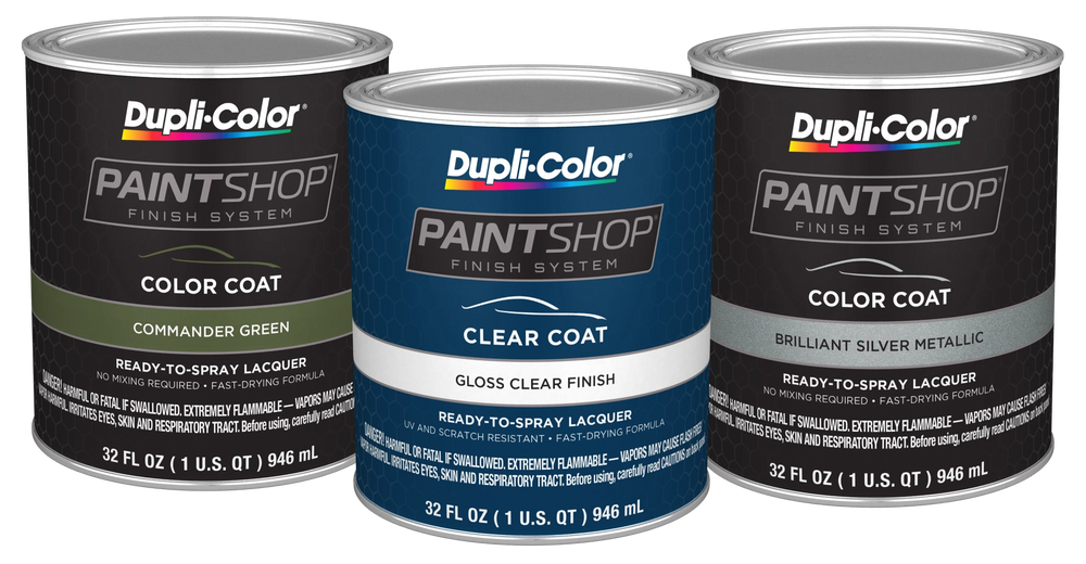 PAINT SHOP FINISH SYSTEM BASE COAT; CHAMPIONSHIP WHITE; 32 OZ. QUART