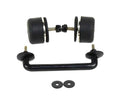 Kentrol 97-14 Jeep Wrangler TJ/JK Windshield Tie Down Kit - Powdercoat Black