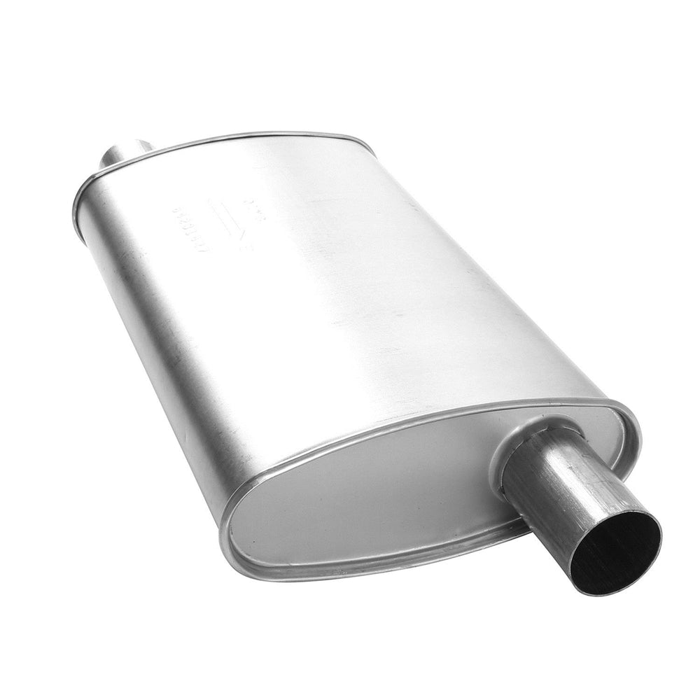 MUFFLER ENFORCER II OVAL 2.25IN ID/OD O/O 26IN OAL AS