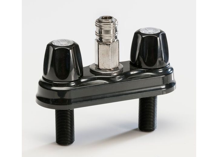4IN QUICK DISCONNECT VALVE BLACK EMPIRE BRASS CARDED