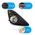 1214 TOYOTA CAMRY 1213 FOG LIGHTS(CLEAR)(WIRING KIT INCLUDED)