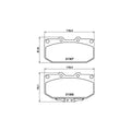 BRAKE PAD SET DISC BRAKE 8DB