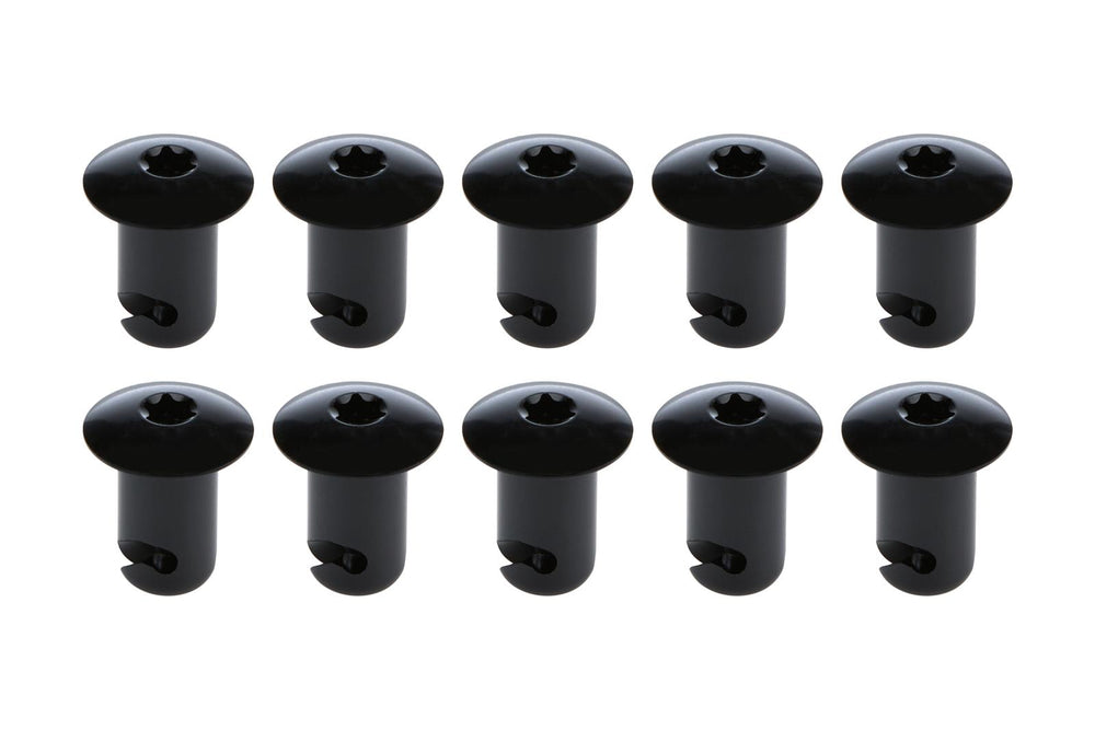 Oval Hd T-30 Torx Fast. 7/16 .550in 10pk Alum Bl