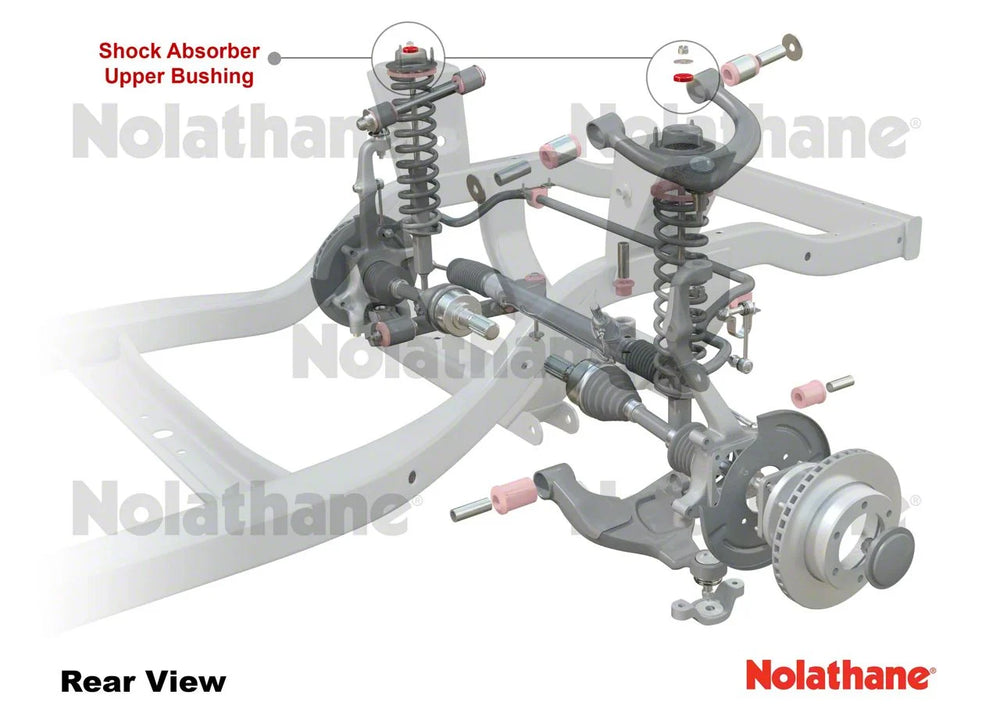 Nolathane REV126.0016 Shock Absorber Bushing - Front; Fits Toyota 4Runner 03-18