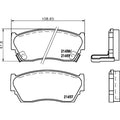 BRAKE PAD SET DISC BRAKE