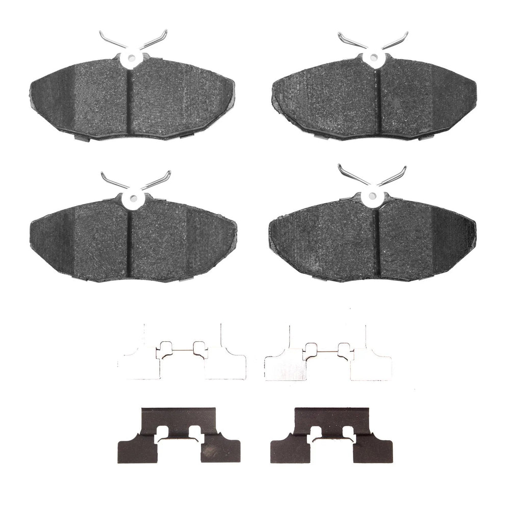 R1 2003-2005 Jaguar VanDEN PLAS Rear R1 Semi Met Pads & Hardware Kit