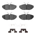 R1 2003-2005 Jaguar VanDEN PLAS Rear R1 Semi Met Pads & Hardware Kit
