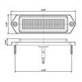 LED WARNING;6 DIODE;AMBER/CLEAR;IP6