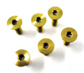 NRG Titanium Steering Wheel Screw Upgrade Kit (Conical) - Chrome Gold