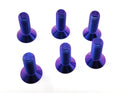 NRG Titanium Steering Wheel Screw Upgrade Kit (Conical) - Purple