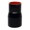 HPS Performance 3 - 3.25 ID 2.25 Long High Temp 4-ply Reinforced Silicone Reducer Coupler Hose Black (76mm - 83mm ID 57mm Length)