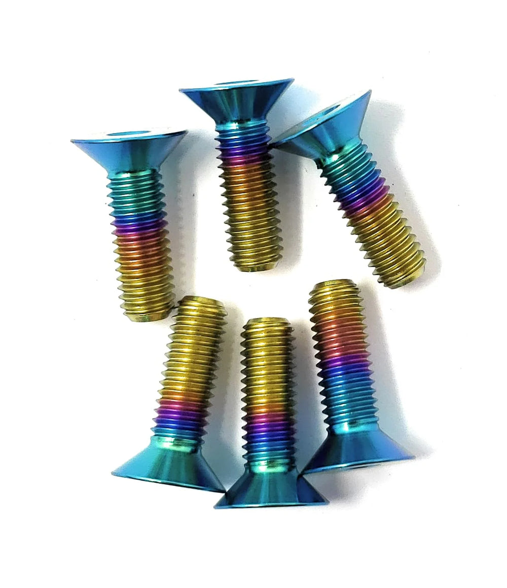 NRG Titanium Steering Wheel Screw Upgrade Kit (Conical) - Multi Color