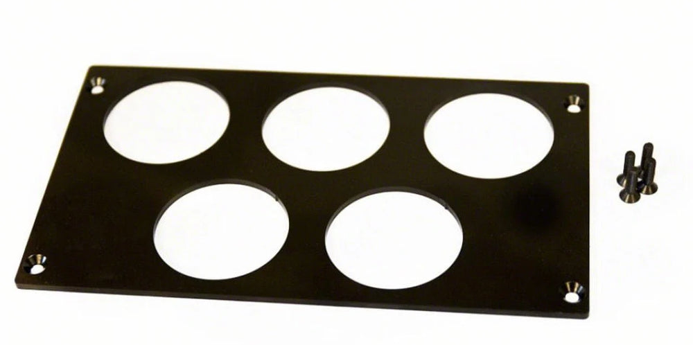 cp-e Ford Mustang 87-93 Billet Gauge Pod Bezel Five 2 1/16th Gauges