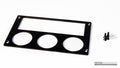 cp-e Ford Mustang 87-93 Billet Radio Gauge Pod Bezel Three 2 1/16th Gauges