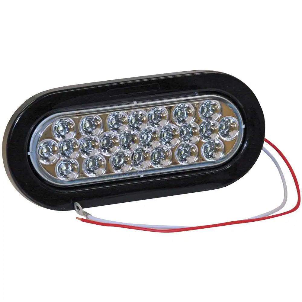 LIGHT,6.5IN OVAL,BACK-UP,24 LED, CL