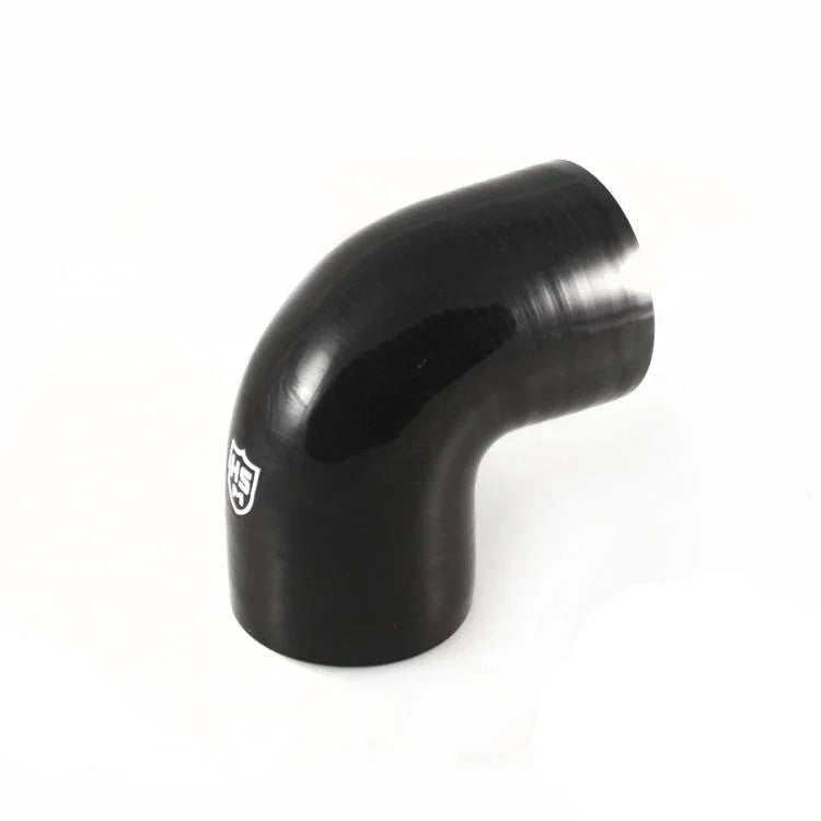 ~(1 lbs. 6X6X4)~ 3in X 3in Silicone 90DEG Elbow Hose (Black 5 Ply)