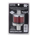 K&N Clamp On Rubber Base Crankcase Vent Filter 0.5in Flange ID 2in OD 1.5in Height